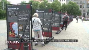 Na náměstí Míru začala výstava k operaci Anthropoid