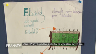 Žáci z Prahy 6 podávají návrhy na vylepšení svých škol