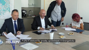 Praha 4 dokončila prodej společnosti 4-Energetická