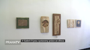 V Galerii 9 jsou vystaveny práce ze dřeva