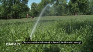 Chytré zavlažování zeleně v Praze 2 šetří vodu i energii