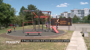 V Praze 11 vznikla dvě nová workoutová hřiště