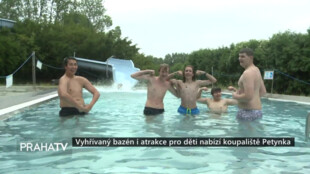 Vyhřívaný bazén i atrakce pro děti nabízí koupaliště Petynka