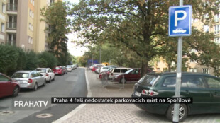 Praha 4 řeší nedostatek parkovacích míst na Spořilově