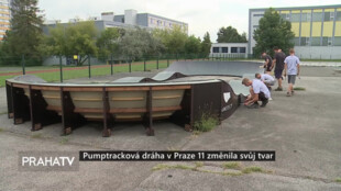 Pumptracková dráha v Praze 11 změnila svůj tvar