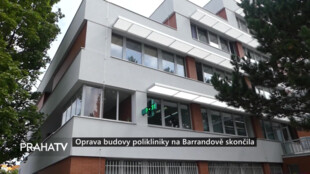 Oprava budovy polikliniky na Barrandově skončila