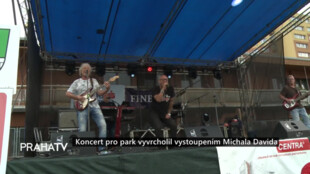 Koncert pro park vyvrcholil vystoupením Michala Davida