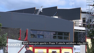 Areál ledových sportů v Praze 11 otevře začátkem roku 2023