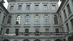 Clam-Gallasův palác byl po rekonstrukci slavnostně otevřen