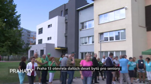 Praha 13 otevřela dalších deset bytů pro seniory