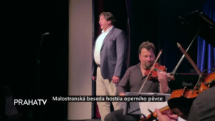 Malostranská beseda hostila operního pěvce