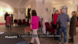 V Lapidariu pokračuje výstava italského umělce