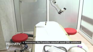 V Nemocnici Na Františku otevřeli nové ORL oddělení