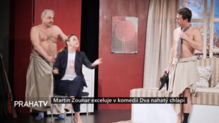 Martin Zounar exceluje v komedii Dva nahatý chlapi