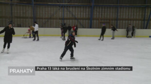 Praha 13 láká na bruslení na Školním zimním stadionu