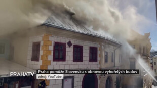 Praha pomůže Slovensku s obnovou vyhořelých budov