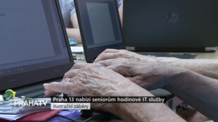 Praha 13 nabízí seniorům hodinové IT služby