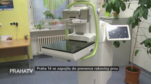 Praha 14 se zapojila do prevence rakoviny prsu