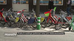 Praha 8 rozšiřuje parkovací zóny pro elektrokoloběžky