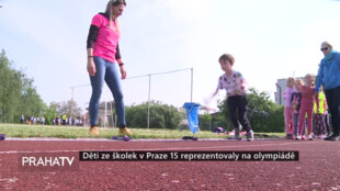 Děti ze školek v Praze 15 reprezentovaly  na olympiádě