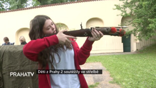 Děti z Prahy 2 soutěžily ve střelbě