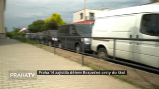 Praha 14 zajistila dětem Bezpečné cesty do škol
