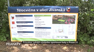 Primátor zahájil výstavbu sportovní haly v Praze 20