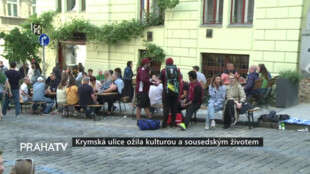 Krymská ulice ožila kulturou a sousedským životem