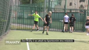 Žáci Prahy 2 se utkali na Sportovním dnu mládeže