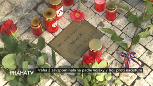 Praha 2 zavzpomínala na padlé vojáky v boji proti nacistům