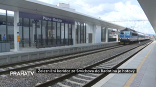 Železniční koridor ze Smíchova do Radotína je hotový