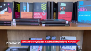 Britský velvyslanec navštívil Hrabalovo Kersko