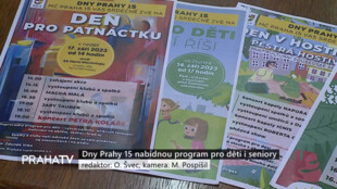 Dny Prahy 15 nabídnou program pro děti i seniory