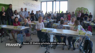 Nová ZŠ Elektra přivítala první školáky
