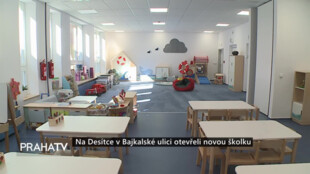 Na Desítce v Bajkalské ulici otevřeli novou školku