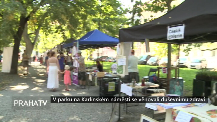 In the park in Karlínské náměstí, they dedicate themselves to mental health |  PRAGUE 8 |  News