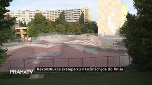 Rekonstrukce skateparku v Lužinách jde do finiše