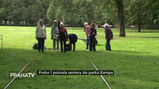Praha 1 pozvala seniory do parku Kampa