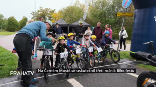Na Černém Mostě se uskutečnil třetí ročník Bike festu