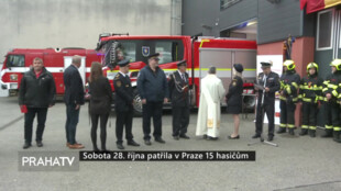 Sobota 28. října patřila v Praze 15 hasičům