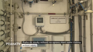 Praha dá stovky milionů na opravu staré vodní čistírny