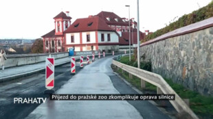 Příjezd do pražské zoo zkomplikuje oprava silnice