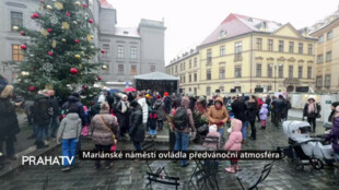 Mariánské náměstí ovládla předvánoční atmosféra