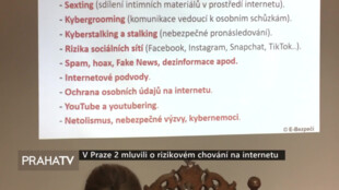V Praze 2 mluvili o rizikovém chování na internetu