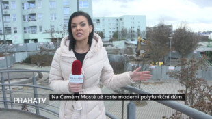 Na Černém Mostě už roste moderní polyfunkční dům