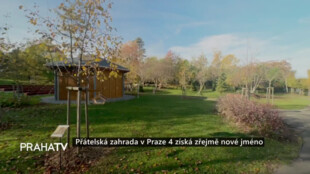 Přátelská zahrada v Praze 4 získá zřejmě nové jméno