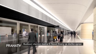 Budoucí stanice metra D Nové Dvory se dočká úprav