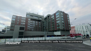 Praha podpořila novostavbu vedle hotelu Intercontinental