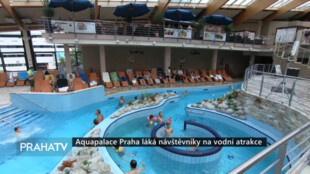 Aquapalace Praha láká návštěvníky na vodní atrakce