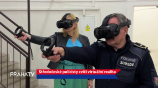 Středočeské policisty cvičí virtuální realita